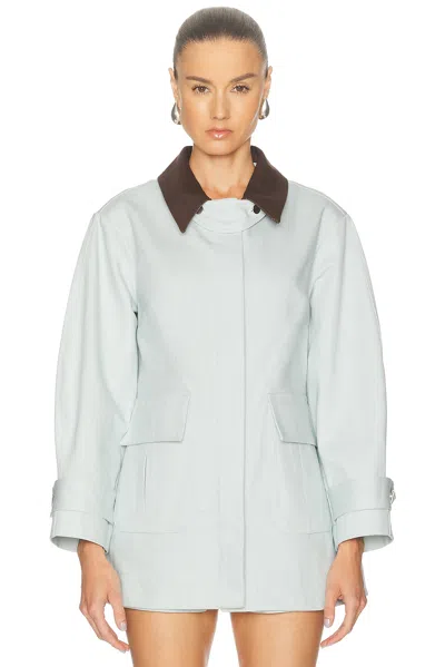 Matthew Bruch Cargo Barn Jacket In White