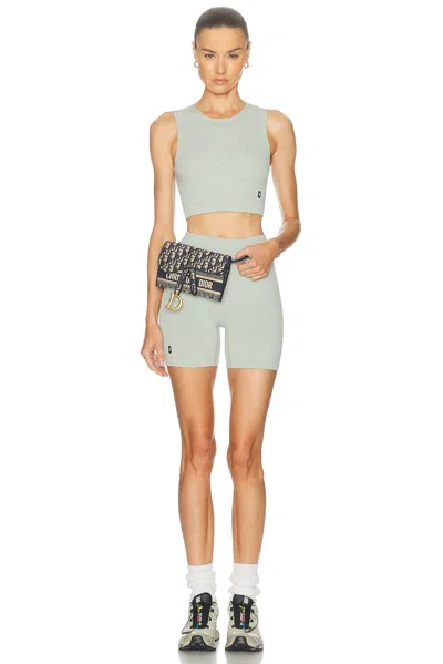 On Studio Knit Shorts In Silver