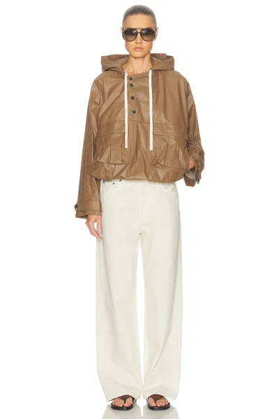 Twp Rain Check Jacket In Brown