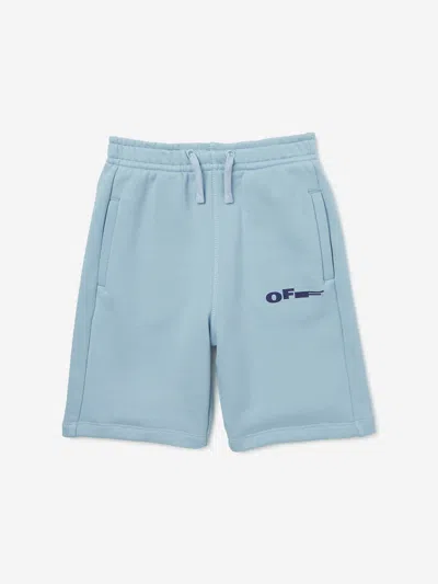 Off-white ショートパンツ  Kids ボーイ カラー アジュール In Blue