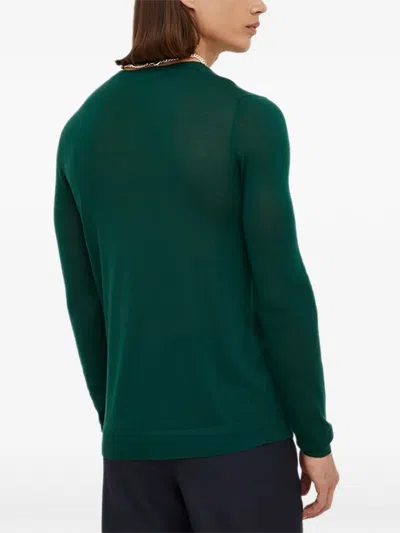 Bruuns Bazaar Charles Bb Pullover Mit Rundem Ausschnitt In Green