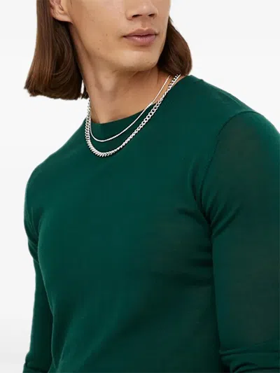 Bruuns Bazaar Charles Bb Pullover Mit Rundem Ausschnitt In Green