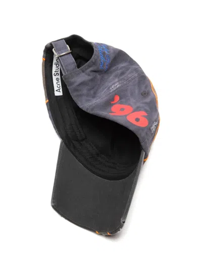 Acne Studios Baseballkappe Im Distressed-look In Multi