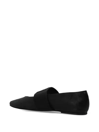 Givenchy Tonal Elasticated-strap Ballet Flats In Black