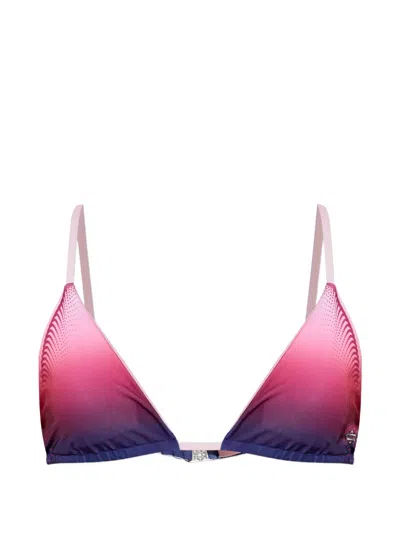 Casablanca Gradient-effect Bikini Top In Multi