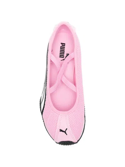 Puma H-street Cross-straps Ballet Sneakers In Pink