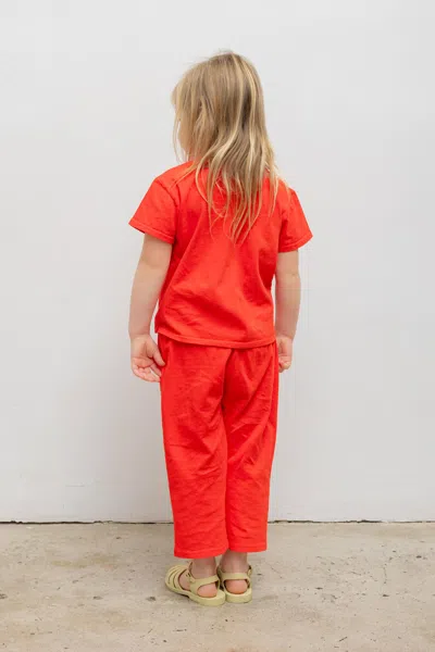 Leset Bebe Margo Tee In Red