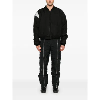 Who Decides War Patchwork-design Jacket In Black