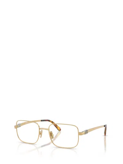 Miu Miu Full Frame Plain Mirror In Gold