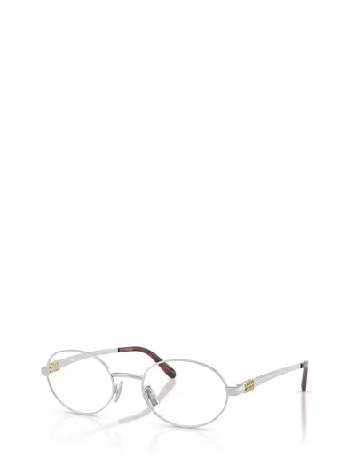 Miu Miu Full Frame Plain Mirror In Metallic