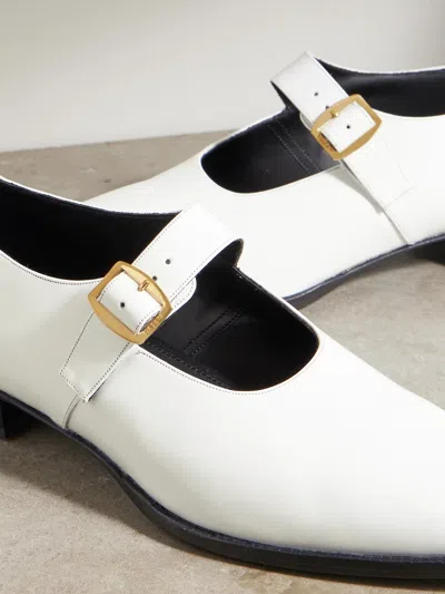 Bally Gerwin Mary Jane Flats In White