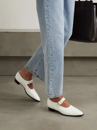 Bally Gerwin Mary Jane Flats In White