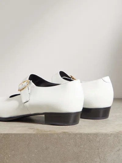 Bally Gerwin Mary Jane Flats In White