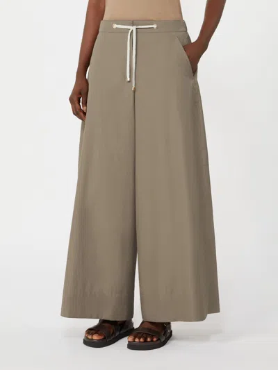 Max Mara Drawstring Casual Pants In Brown