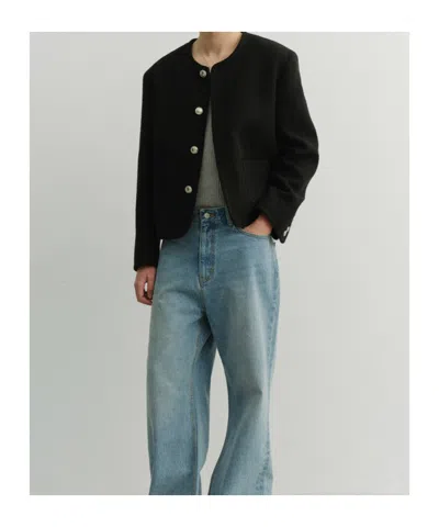 Dunst Boucllé Patch-pocket Jacket In Multi
