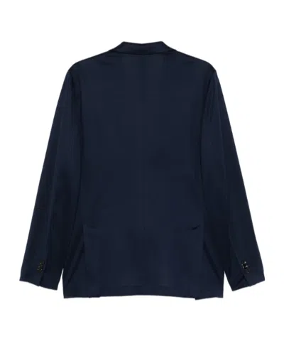 Lardini Double-breasted Jacket In Multi
