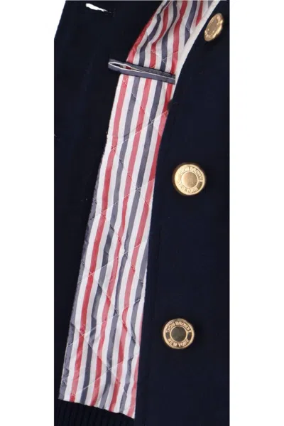 Thom Browne 4-bar Bomber Jacket In Multi