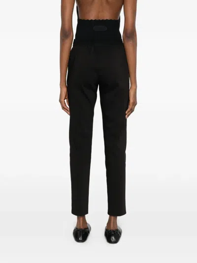 Ermanno Firenze Elasticated Trousers In Black