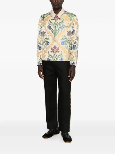 Junya Watanabe Floral Pattern Jacket In Multi