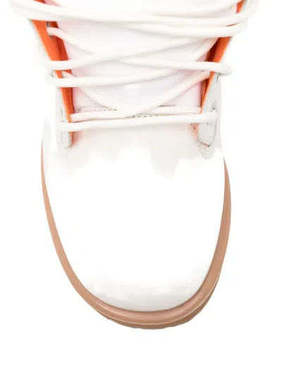 Pdf Off White Leather Strada Ankle Boots In White