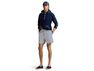 Polo Ralph Lauren Traveler Seersucker Swim Trunks In Blue