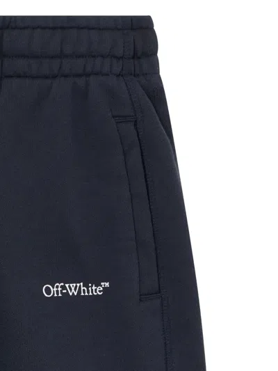 Off-white Logo-print Track Pants In Neutral