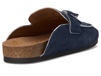 Sam Edelman Astrid Mule Atlantic Blue Suede In Blue