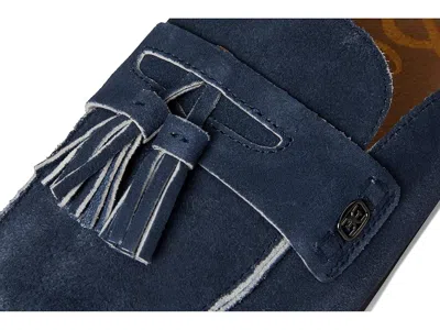 Sam Edelman Astrid Mule Atlantic Blue Suede In Blue