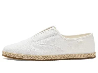 Toms Palmera Plus Espadrille Slipon In White