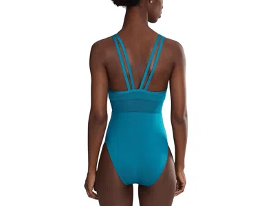 Nike Mesh V - Back One Piece In Blue