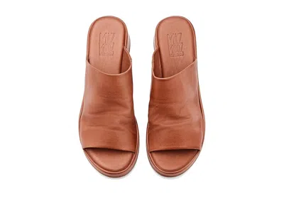 Miz Mooz Patsey Platform Wedge Slide Sandal In Brown