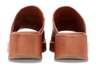 Miz Mooz Patsey Platform Wedge Slide Sandal In Brown