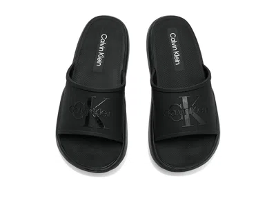 Calvin Klein Meloy Slide Sandal In Black