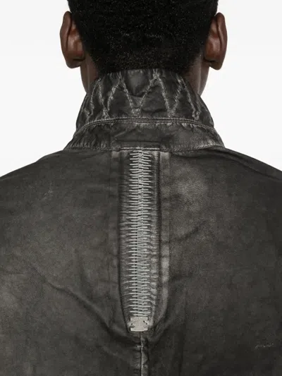 Isaac Sellam Experience Button Collared Jacket In Black