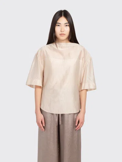 Filippa K Sheer Tee In Neutral