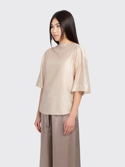 Filippa K Sheer Tee In Neutral