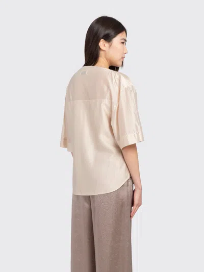 Filippa K Sheer Tee In Neutral