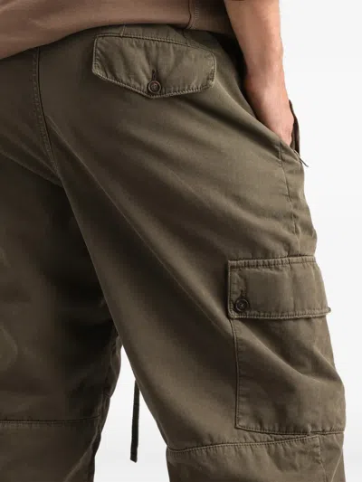 Dolce & Gabbana Drawstring Cargo Pants In Brown
