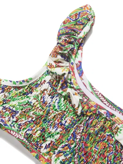 Etro Girls Floral Paisley Bikini In Multi