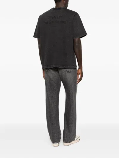 Bram's Fruit Crew-neck T-shirt In Gray