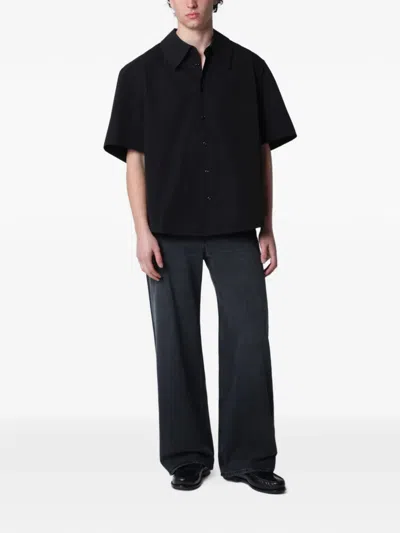Séfr Sefr Relaxed Fit Worn Wash Jeans For Men In Black