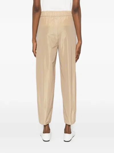 Herno Polyester Drawstring-fastening Trousers In Neutral