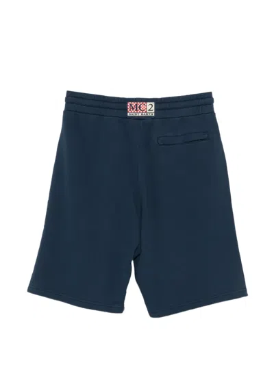 Mc2 Saint Barth Drawstring Shorts In Blue