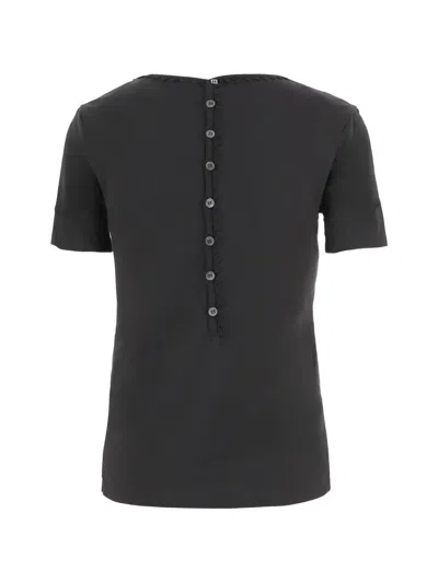 Jacquemus Embellished Button-back Top In Black