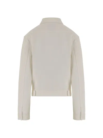 Sa Su Phi Pocket Denim Jacket In Neutral