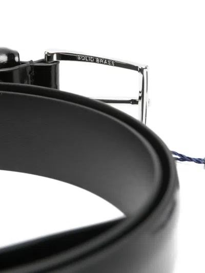 Anderson's Leather Belt In Green