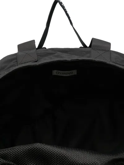C.p. Company Zip Backpack In Black