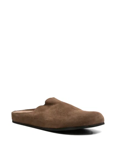 Common Projects Round-toe Slippers In Multi