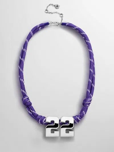 Baublebar Knotty Varsity Custom Necklace In Pattern
