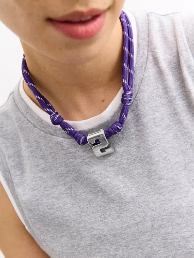 Baublebar Knotty Varsity Custom Necklace In Pattern